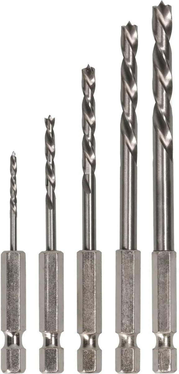 Bosch Hout-spiraalboorset 5-delig 2-6mm