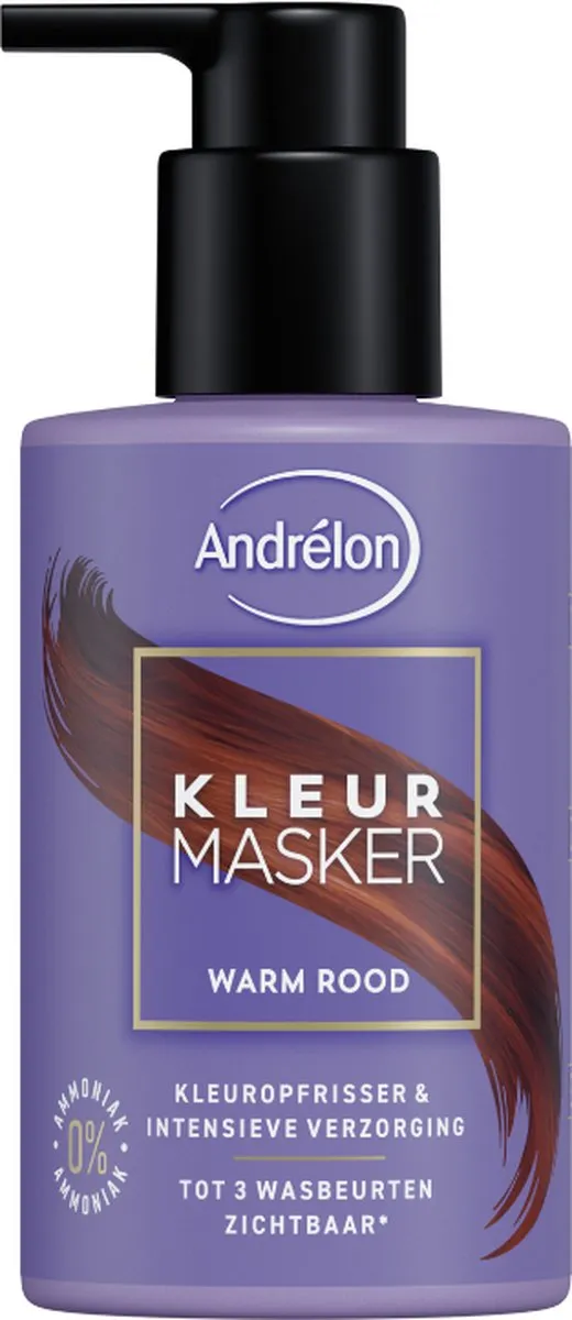 Andrélon Kleurmasker Warm Rood 200ml