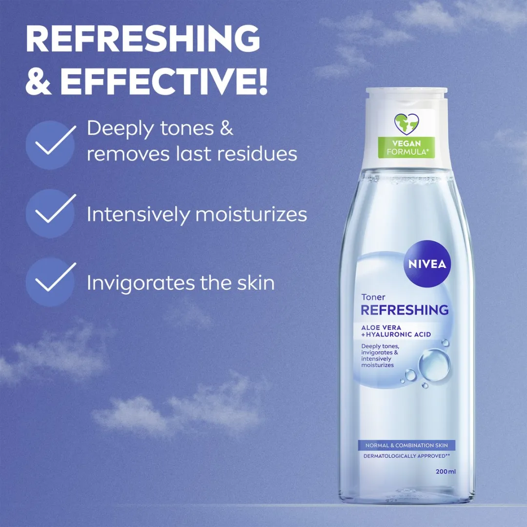 NIVEA Essentials Verfrissende Tonic Gezicht 200ml - afbeelding 6 van 6