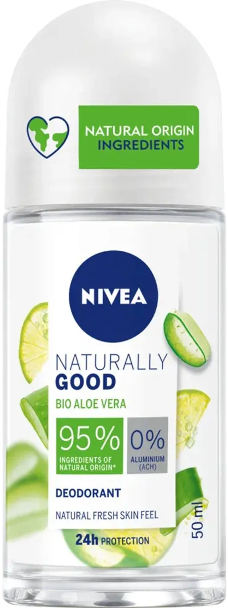 NIVEA Deodorant Roller Naturally Good Aloe Vera 50ml