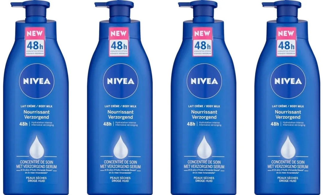NIVEA Bodymilk 48h Intensieve Hydratatie 4x400ml