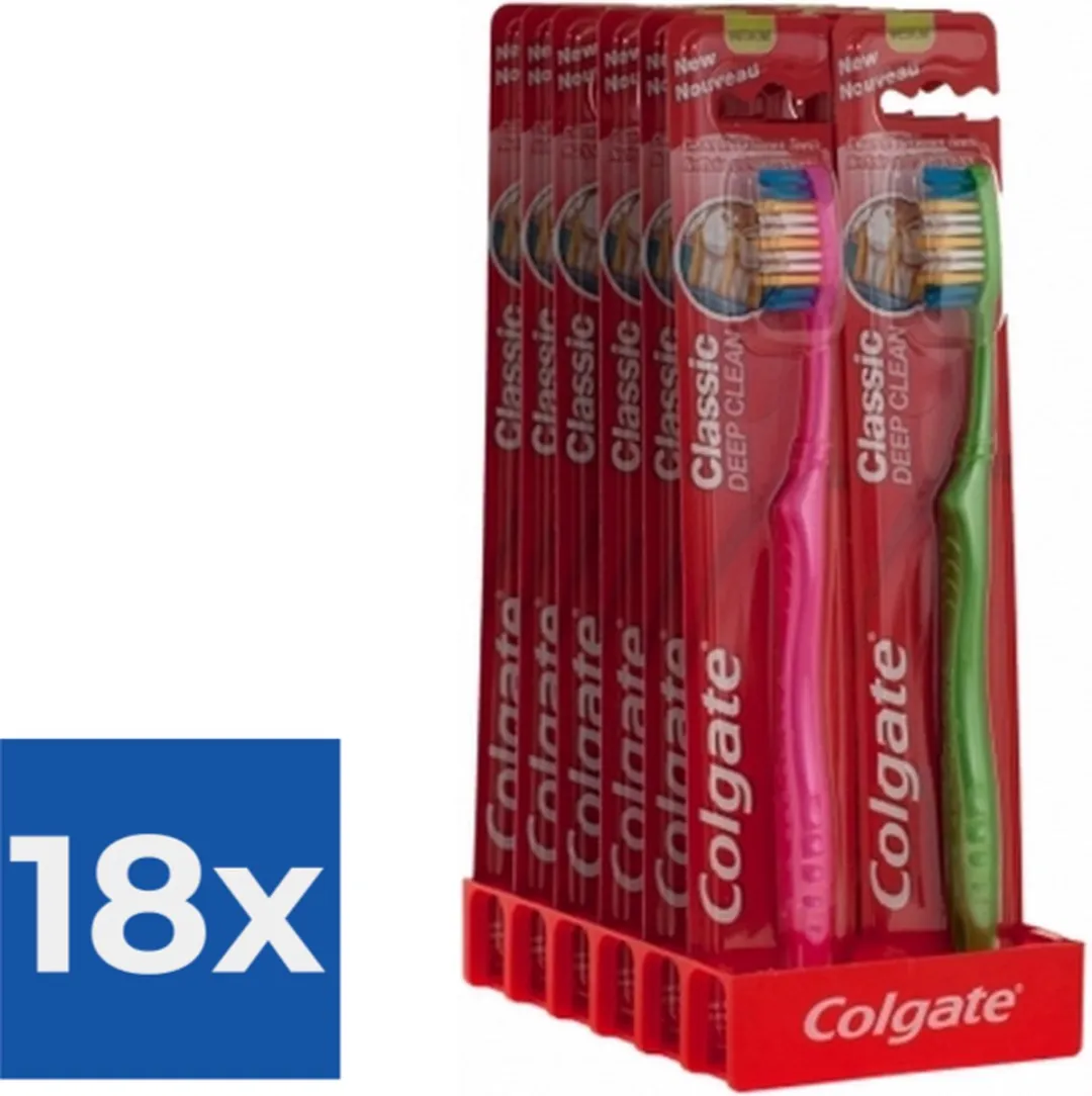 Colgate Classic Deep Clean Medium Tandenborstels