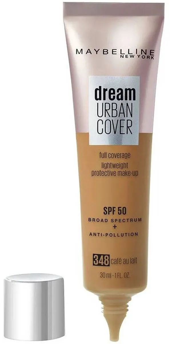 Maybelline Dream Urban Cover Foundation 348 Café Au Lait - 30ml