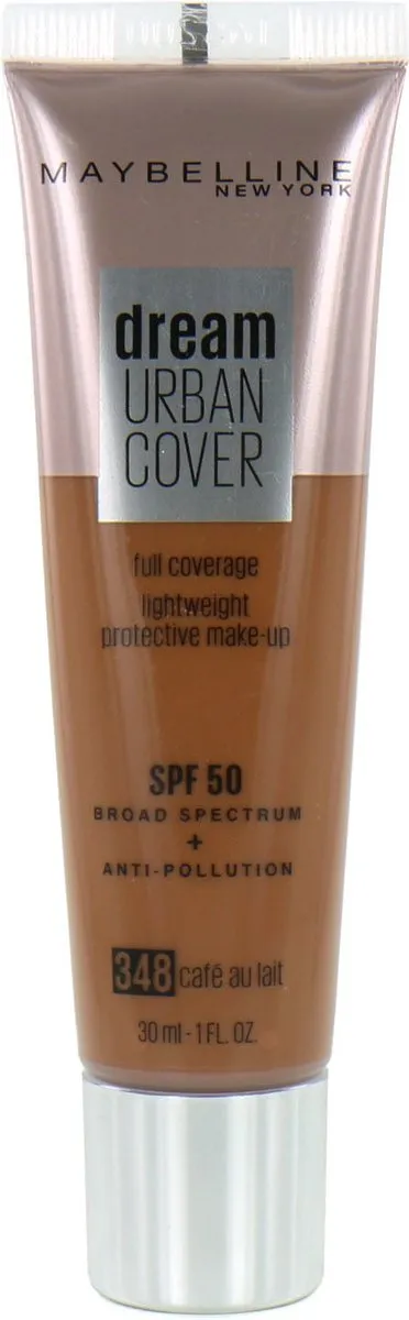 Maybelline Dream Urban Cover Foundation 348 Café Au Lait - 30ml