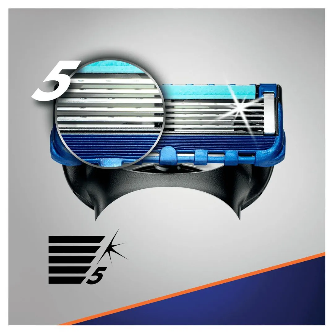 Gillette ProGlide Scheersysteem - 6 Stuks - Zwart/Oranje