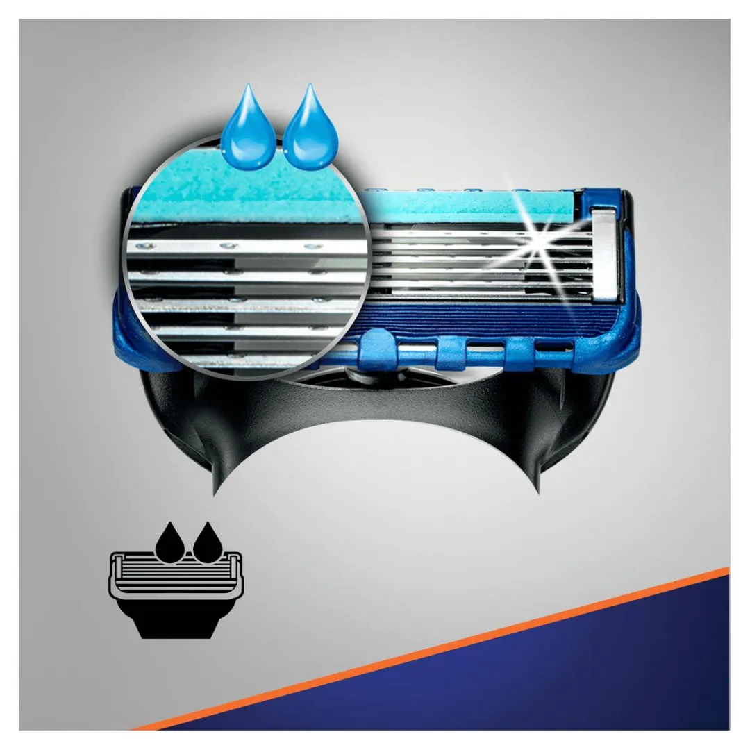 Gillette ProGlide Scheersysteem - 6 Stuks - Zwart/Oranje