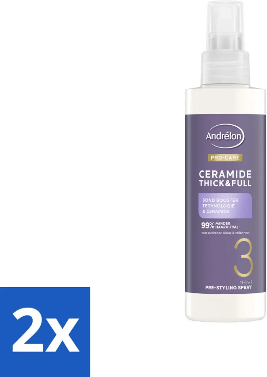 Andrélon Pro Care Ceramide Leave-In Spray 400ml - 2 Stuks