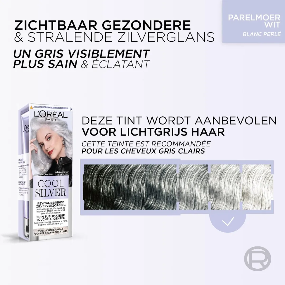 L'Oréal Paris Cool Silver Revitaliserende Zilververzorging 140g