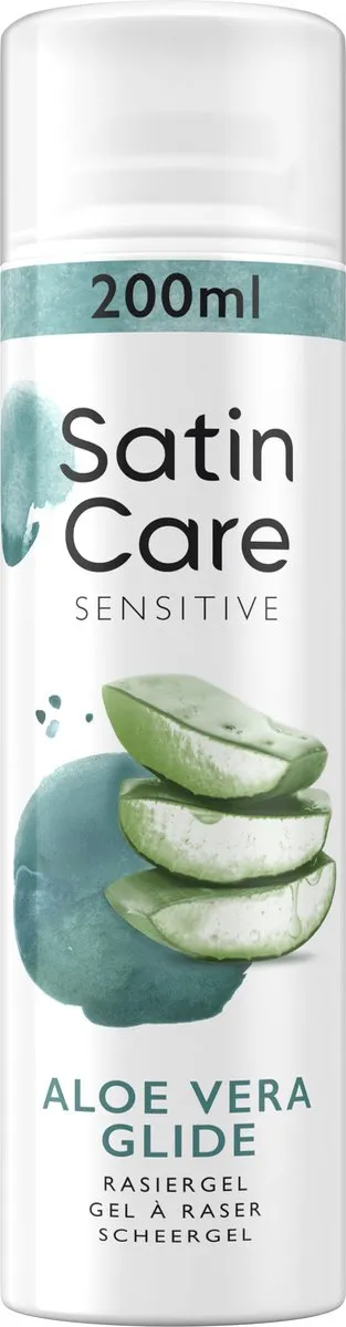 Gillette Venus Satin Care Scheergel Aloe Vera Glide - 6x200ml - afbeelding 6 van 6