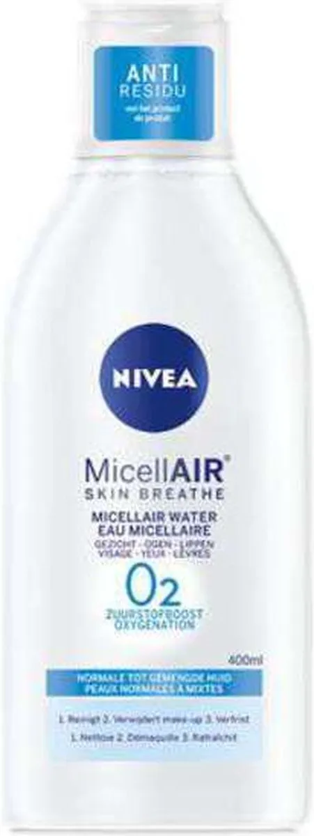 NIVEA Visage Micellair Water 3-in-1 400ml - 6 Stuks
