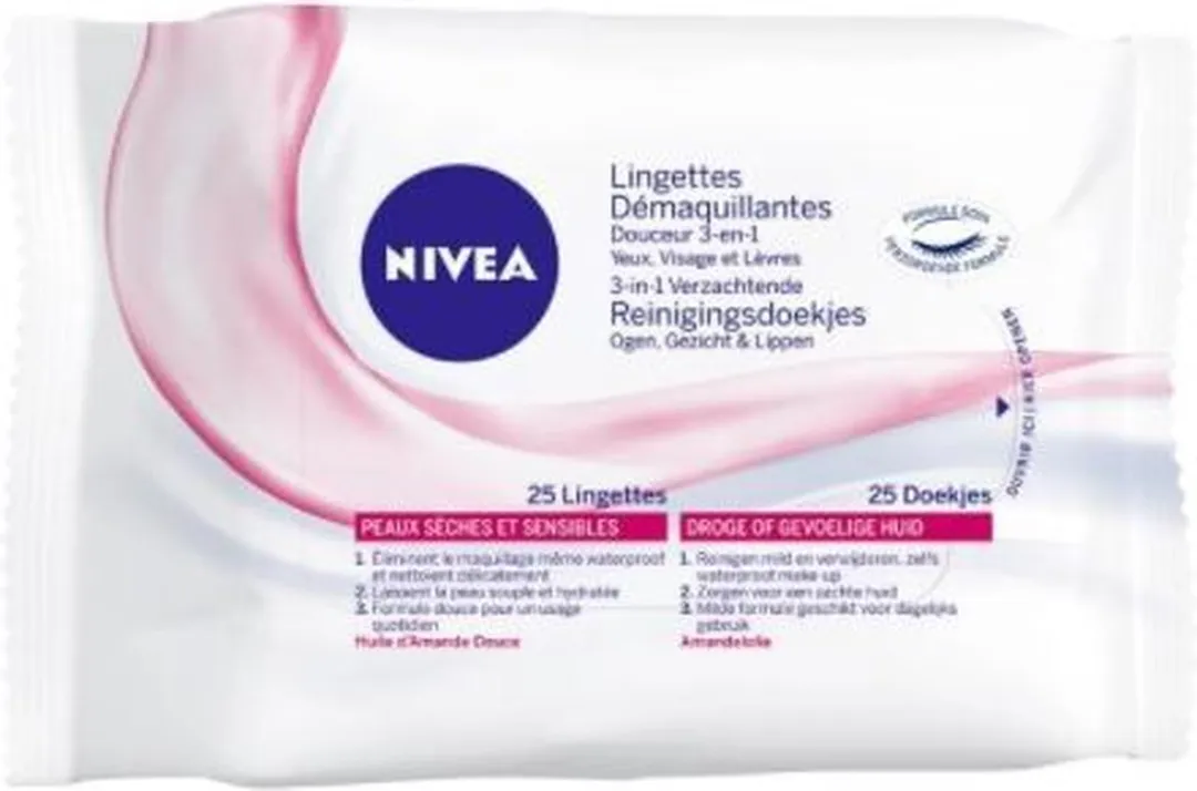 NIVEA Verzachtende Reinigingsdoekjes 25ml