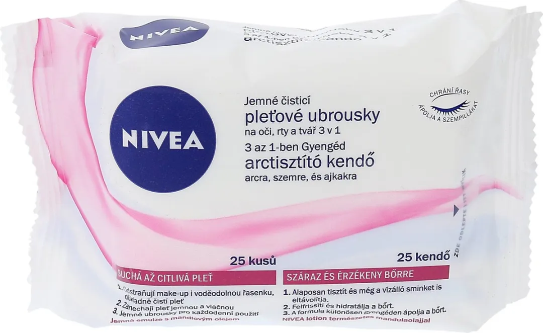 NIVEA Verzachtende Reinigingsdoekjes 25ml