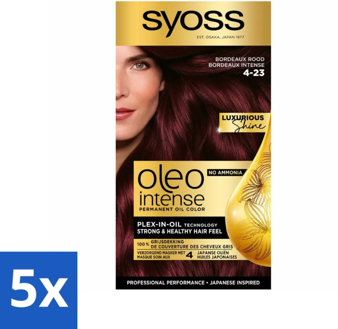 SYOSS Oleo Intense Haarverf 4-23 Bordeaux Rood
