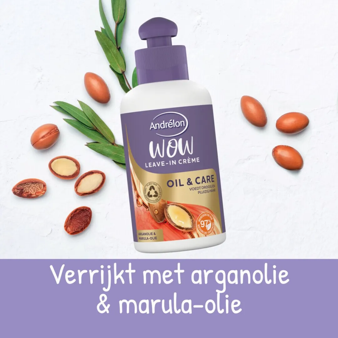 Andrélon WOW Leave-In Crème Oil & Care 180ml
