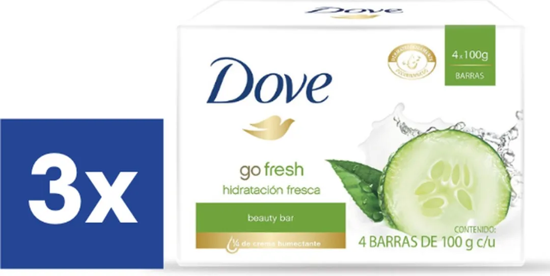 Dove Go Fresh Touch Zeep - 3x400g