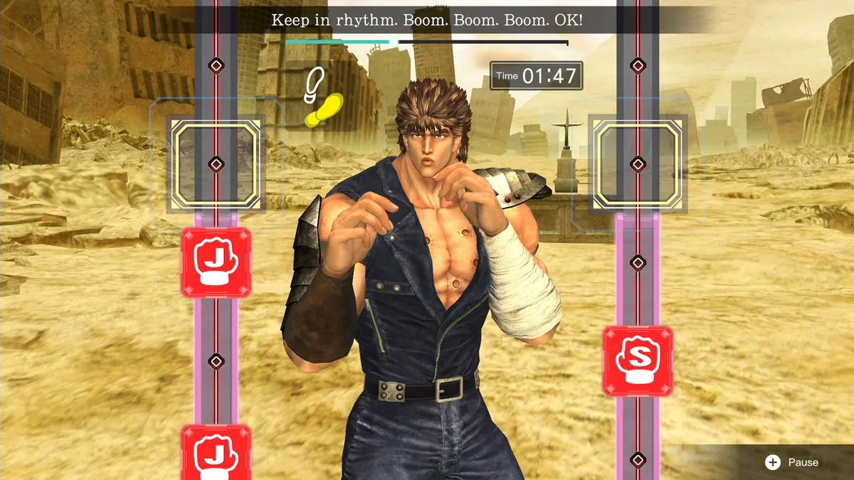 Plaion Fitness Boxing Fist of the Northstar Nintendo Switch - 2 Spelers