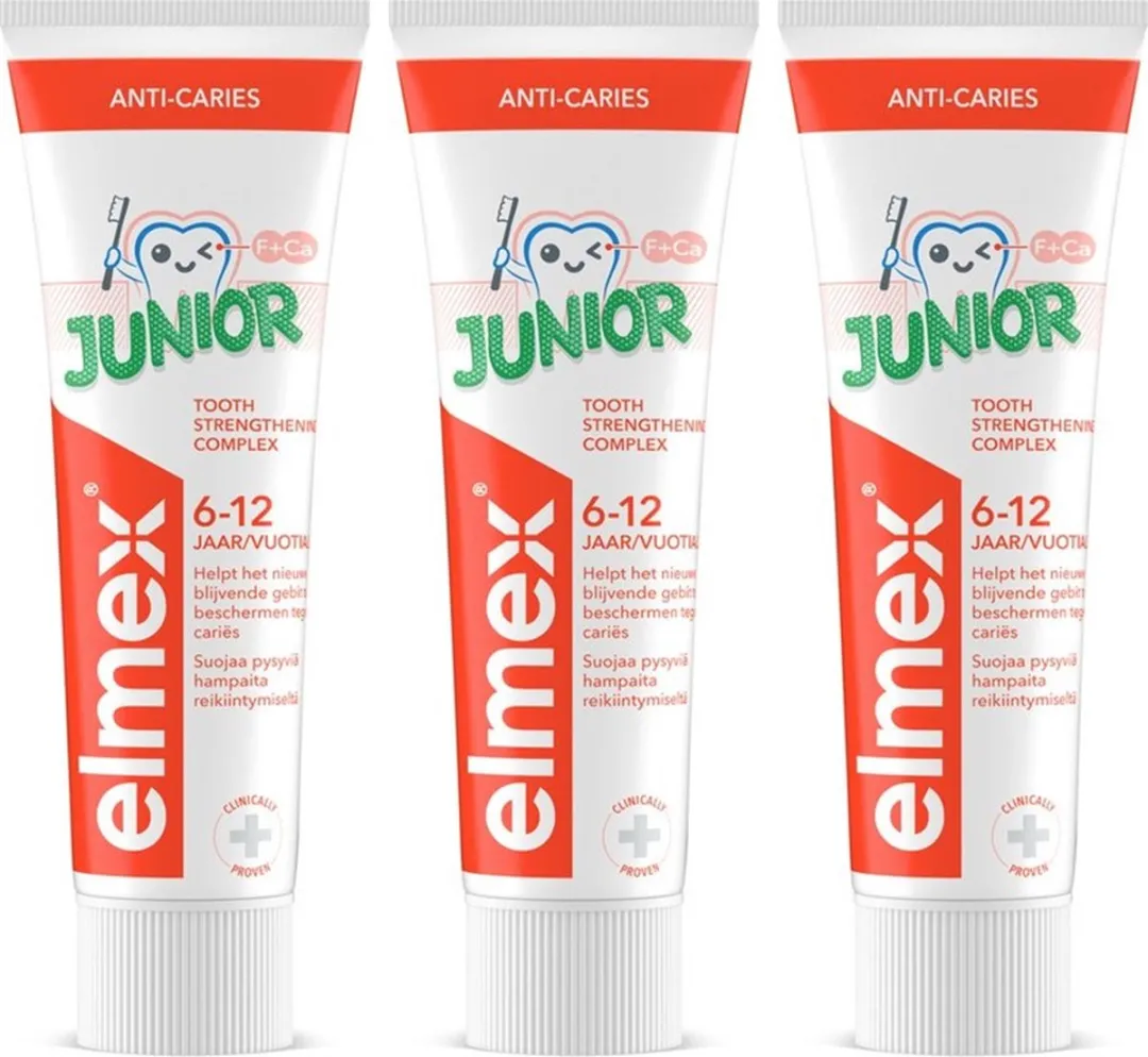 Elmex Junior Tandpasta 3x75ml