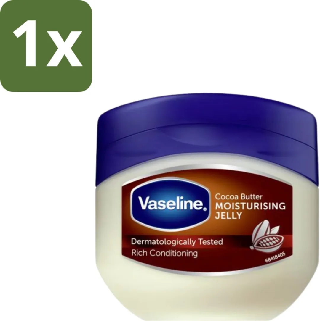 Vaseline – Moisturising Jelly – Cocoa Butter – Verzorgend - 100 ml - 1 stuk