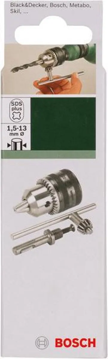 Bosch SDS-Plus Boorhouder 1,5-13mm - met adapter
