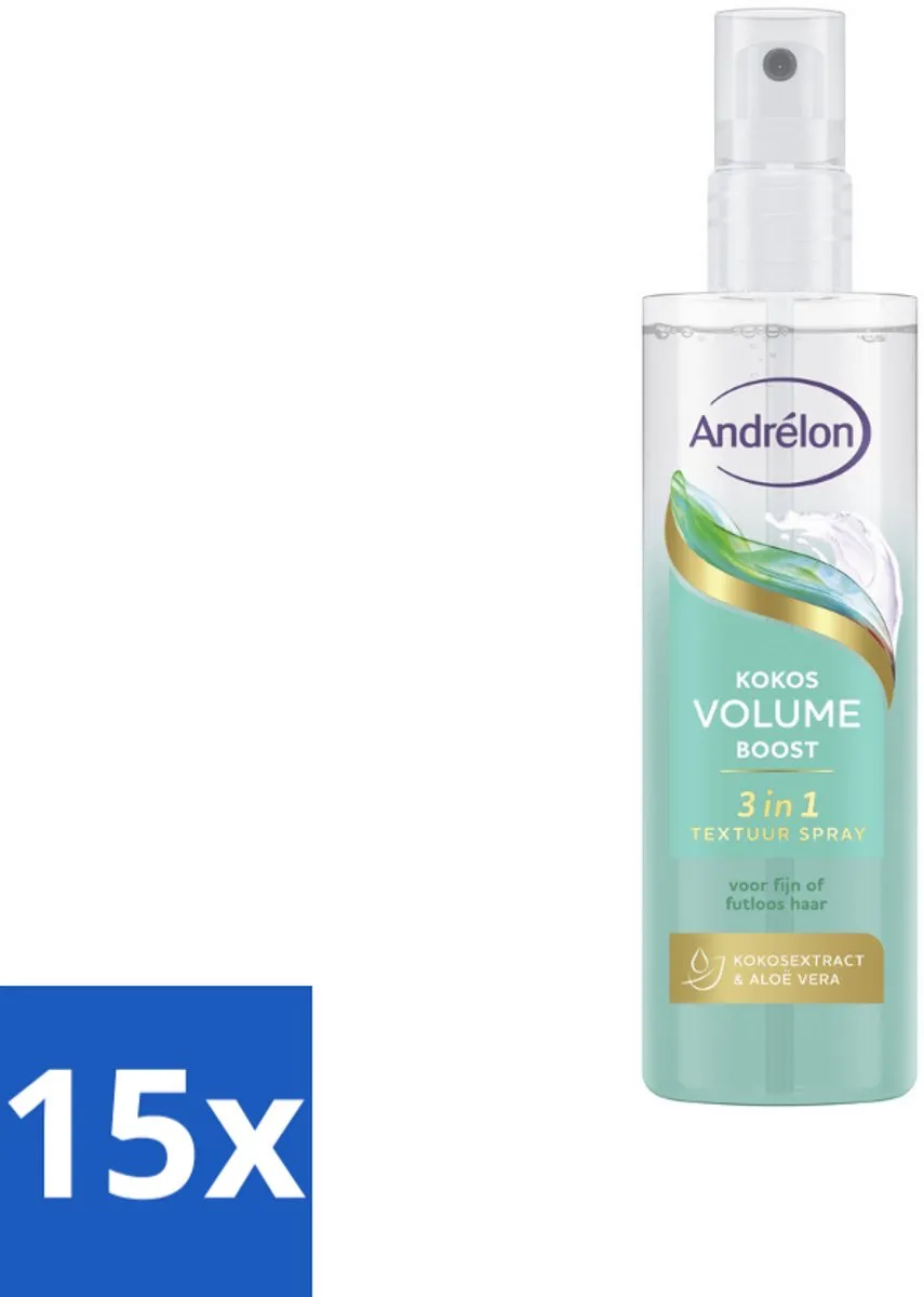 Andrélon Kokos Volume Boost Textuur Spray 3-in-1