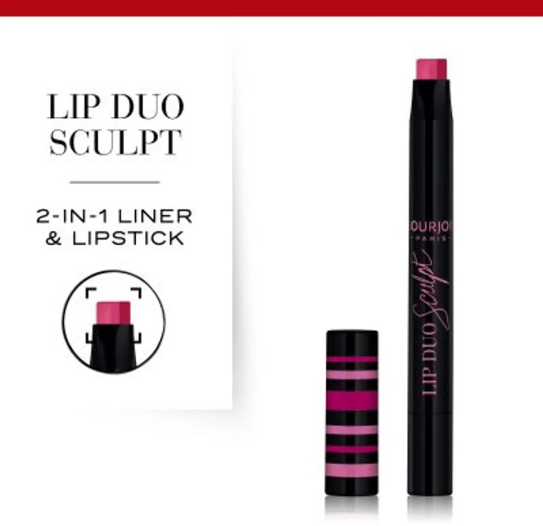 Bourjois Lip Duo Sculpt Liner & Lipstick 05 Mi Figue-Mi Raisin - 3ml