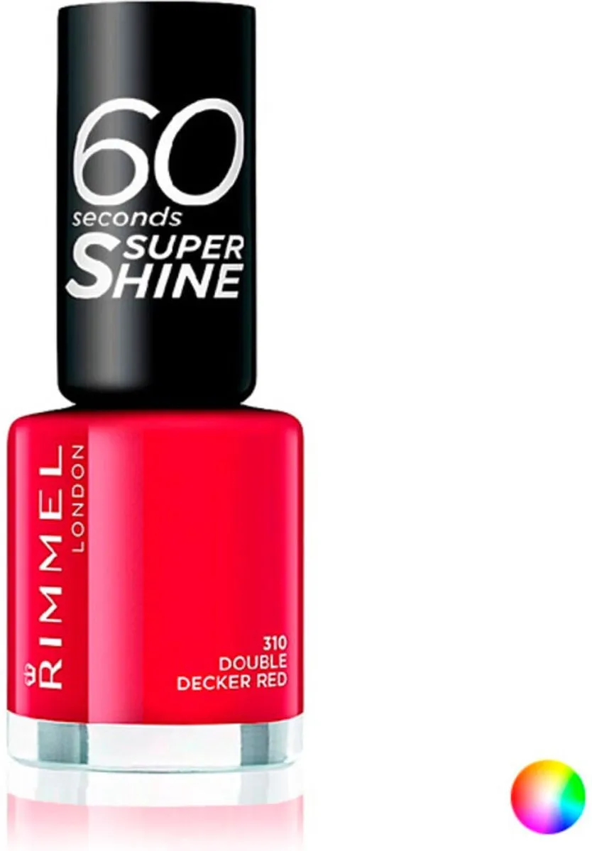 Rimmel London 60 Seconds Supershine Nagellak 901 Darkest Desires - 8ml