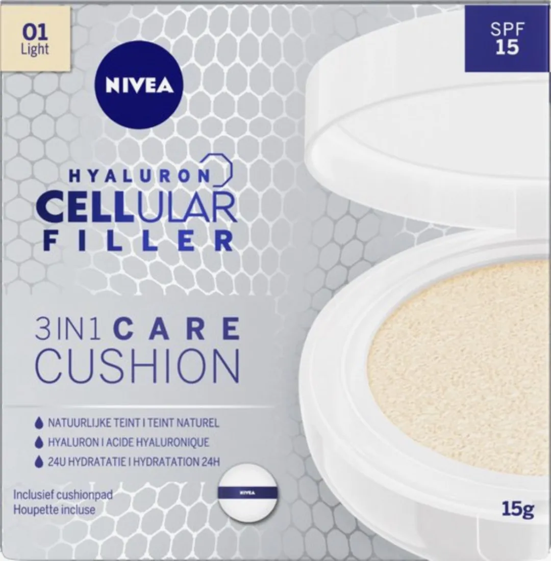 NIVEA Hyaluron Cellular Filler 3in1 Care Cushion Light