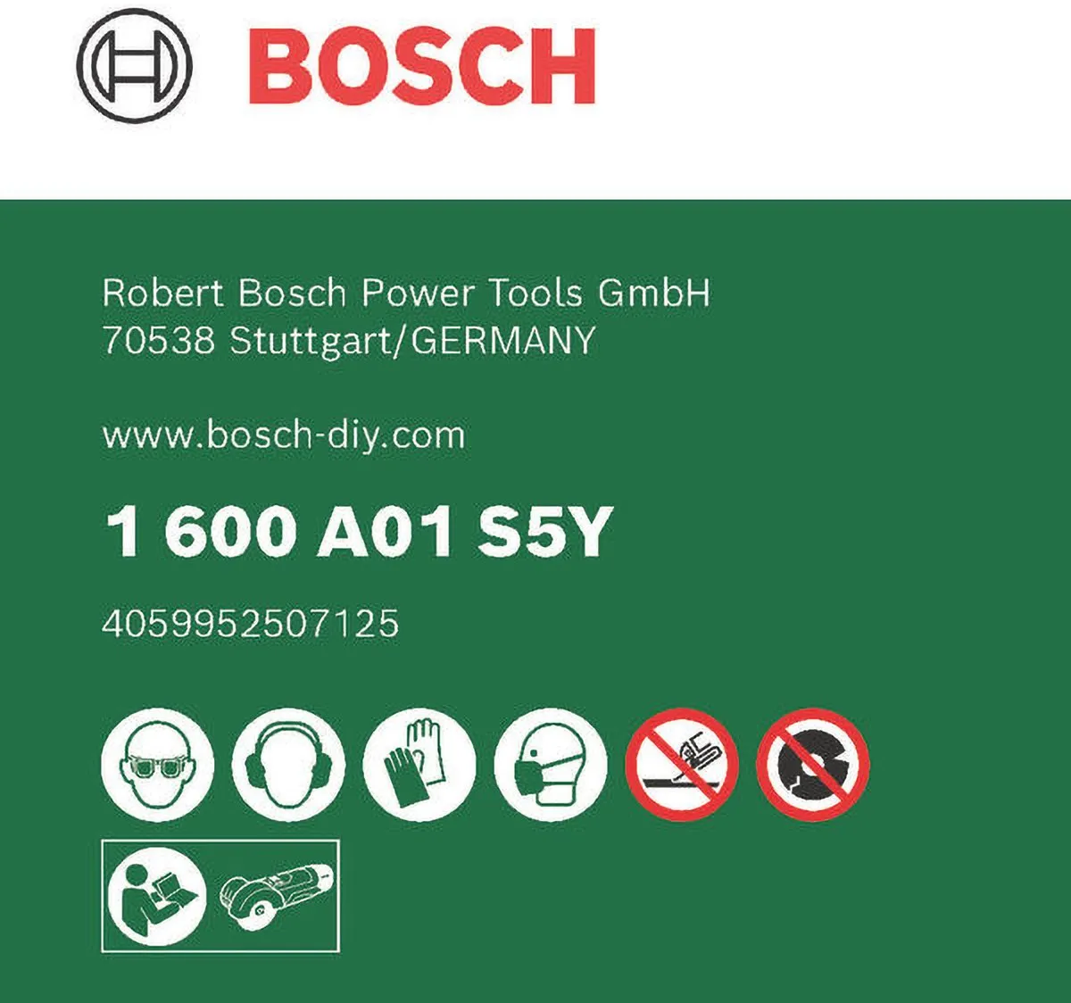 Bosch Accessories Expert Doorslijpschijf 50mm - 10mm As - 1 Stuk