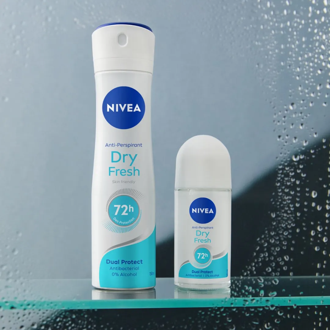 NIVEA Dry Fresh Deodorant Spray 6x150ml - 72u Bescherming