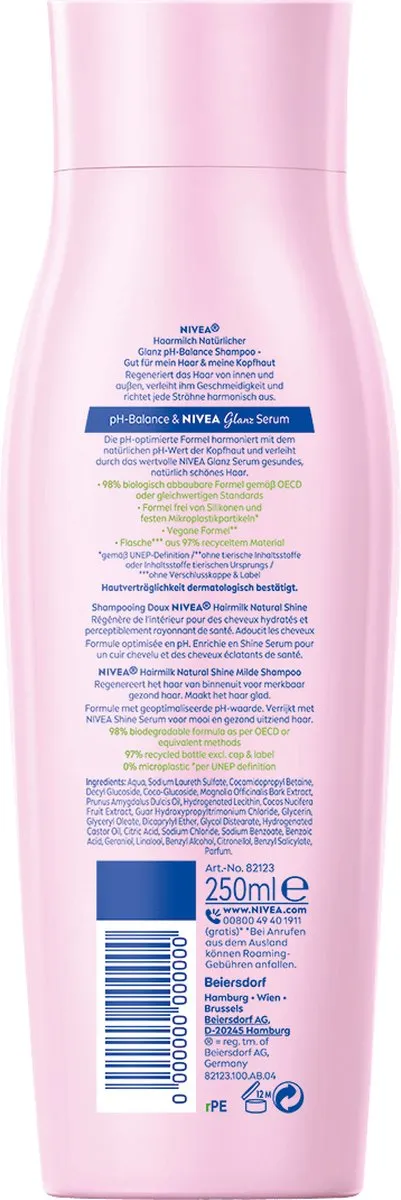 NIVEA Shampoo Vrouwen 250ml