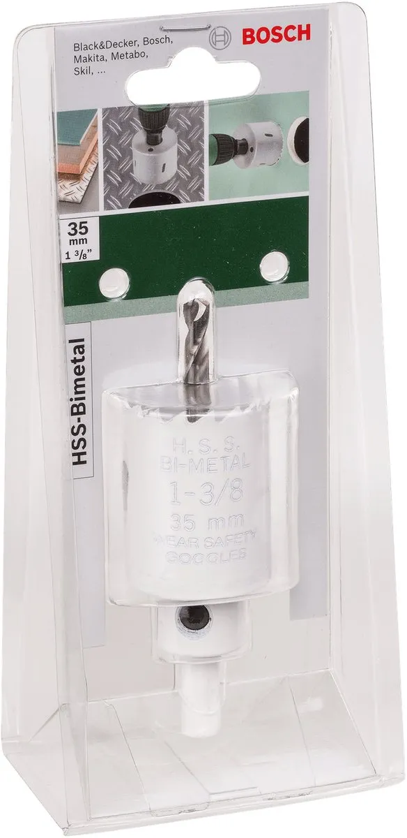 Bosch HSS-Bimetaal Gatzaag 35mm - Metaal