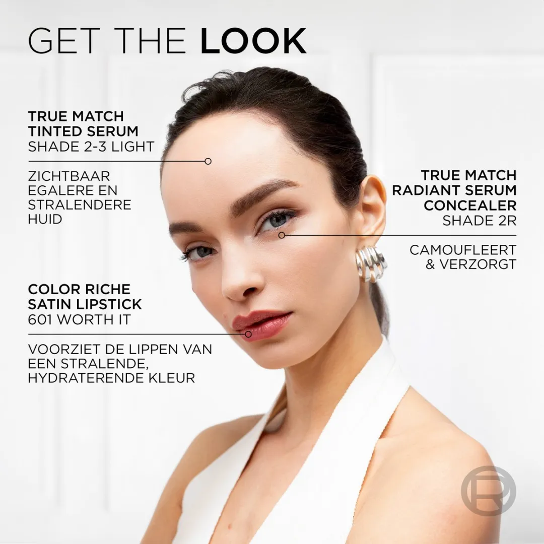 L'Oréal Paris True Match Nude Volume Foundation 3-4 Light Medium 30ml