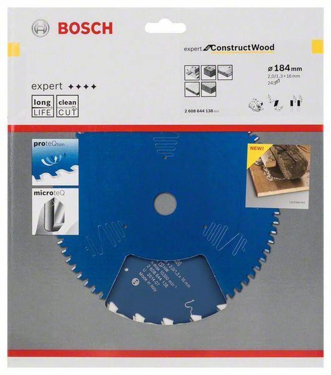 Bosch Expert Cirkelzaagblad HPL 165mm 48 T - Laminaat - afbeelding 2 van 2