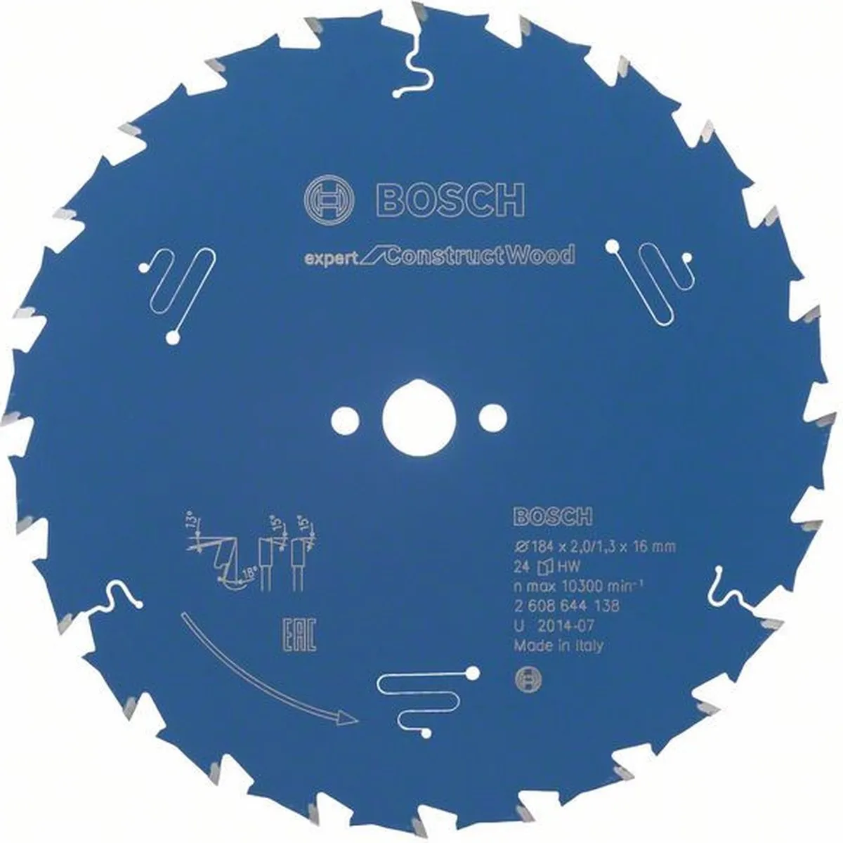 Bosch Expert Cirkelzaagblad HPL 165mm 48 T