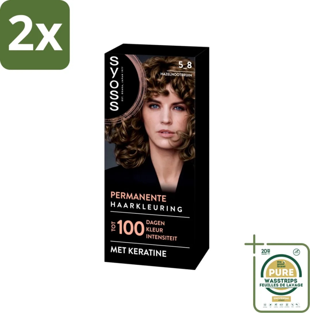 SYOSS Coloration 5-8 Hazelnootbruin Haarverf