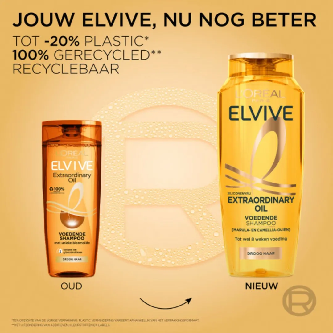 L'Oréal Paris Elvive Extraordinary Oil Shampoo 250ml - 5 Stuks
