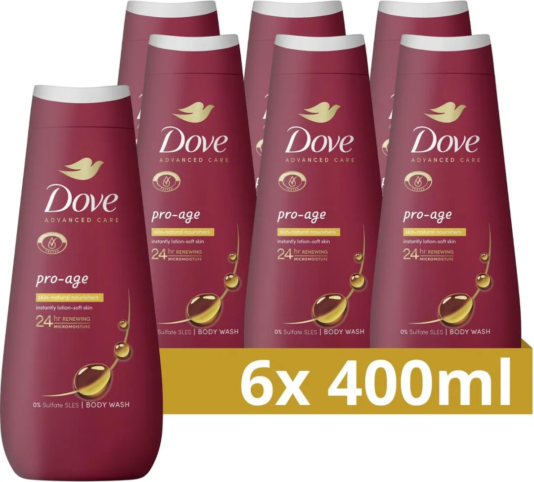 Dove Advanced Care Pro-Age Douchegel - 2400ml (6x400ml)