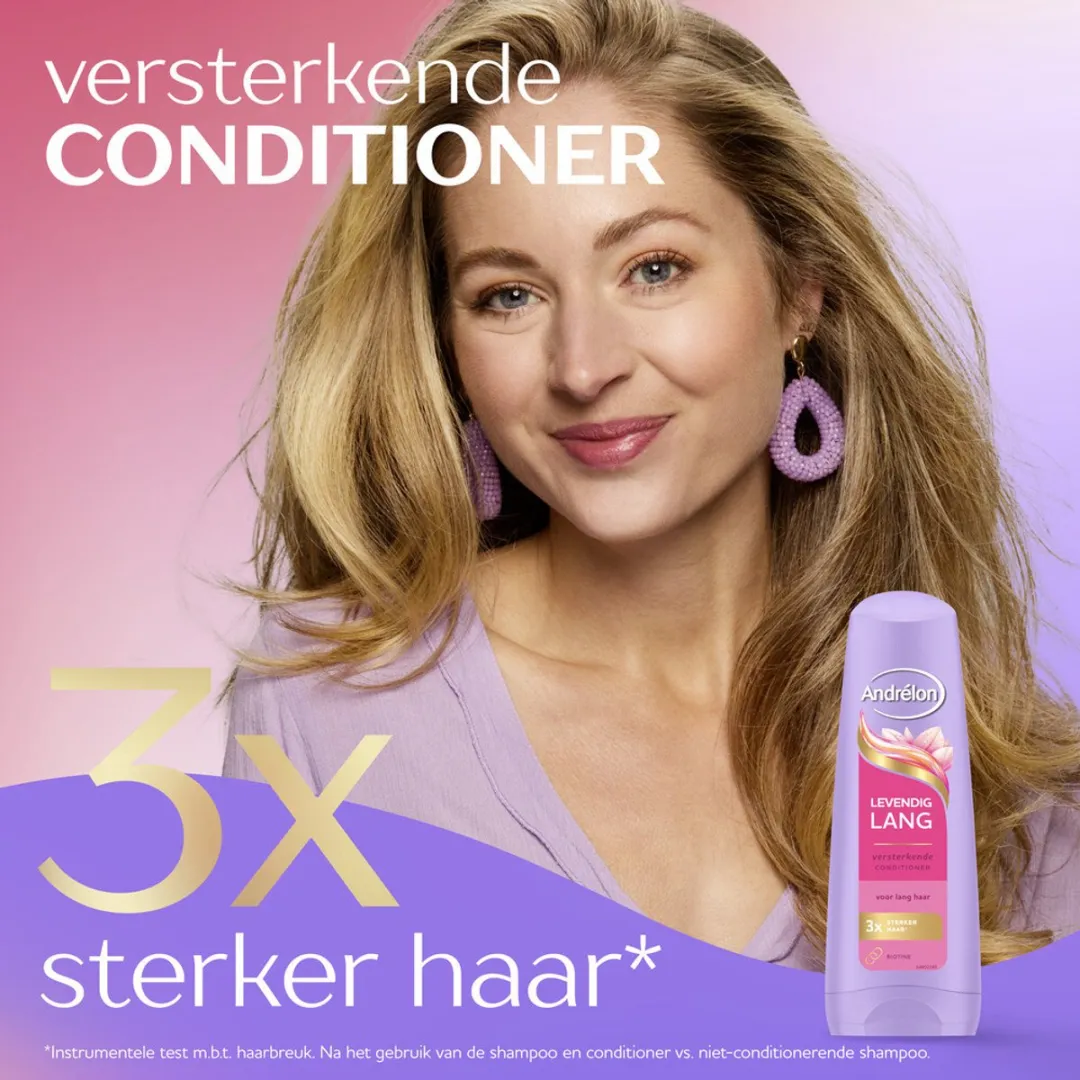 Andrélon Levendig Lang Conditioner 200ml - 12 Stuks