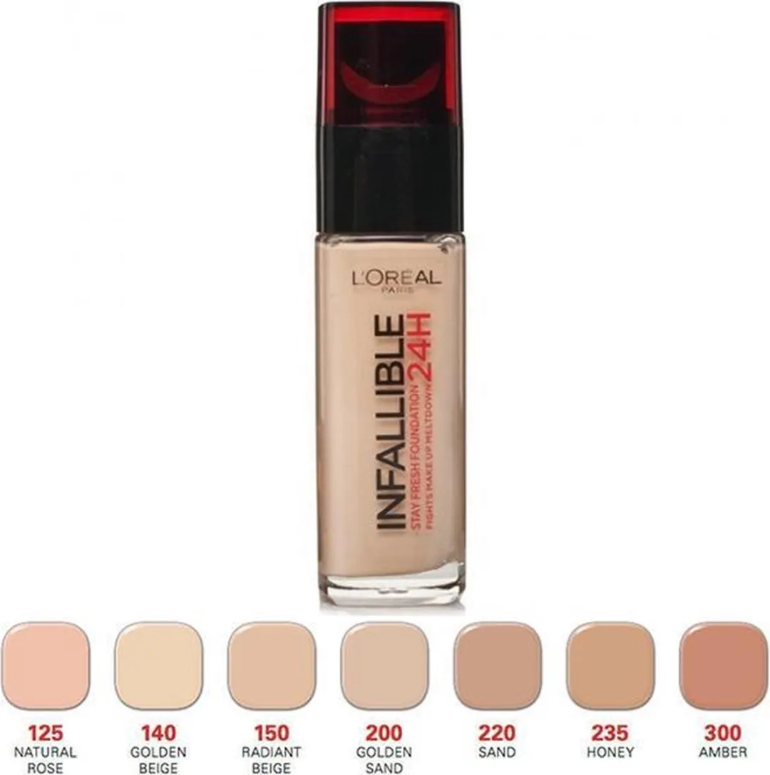 L'Oréal Paris Infallible 24H Foundation 260 Golden Sun - 30ml