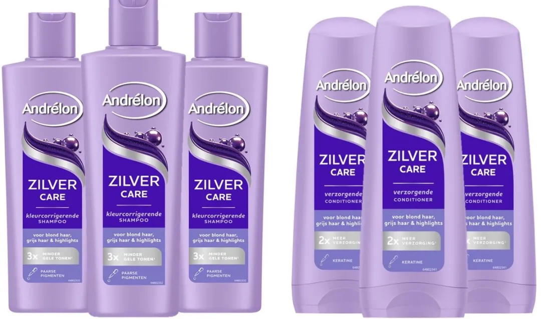 Andrélon Zilver Care Shampoo & Conditioner 1350ml