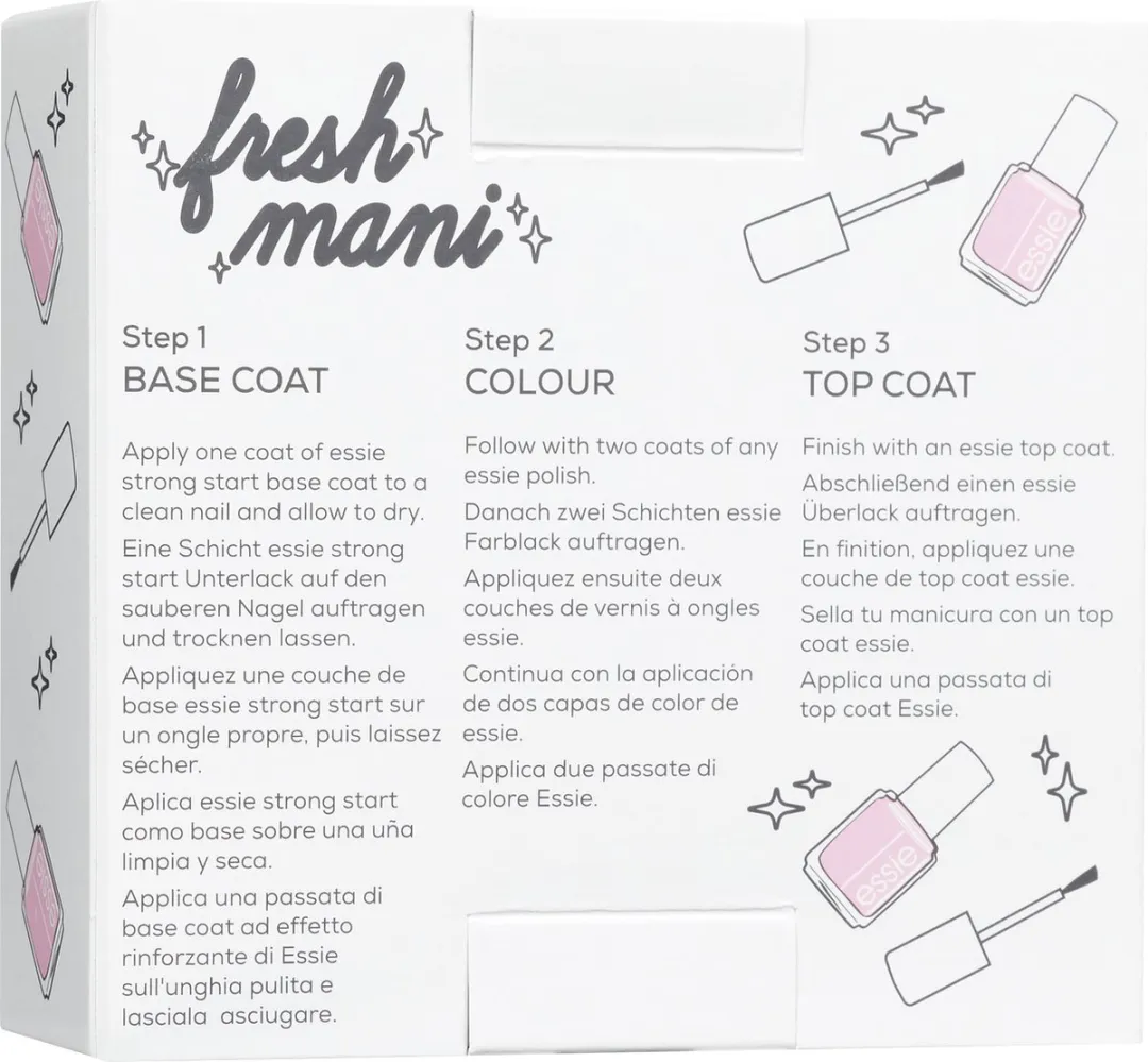 essie Fresh Mani Nagellakset - 3x5ml Bordeaux