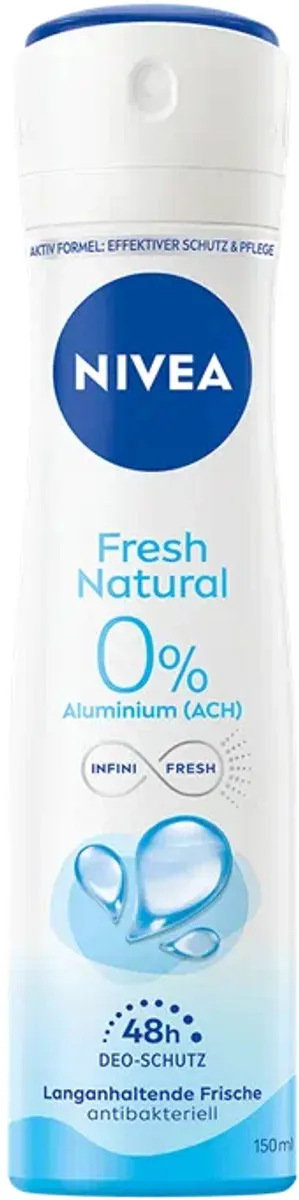 NIVEA Deodorant Spray Fresh Natural 150ml - 6 Stuks