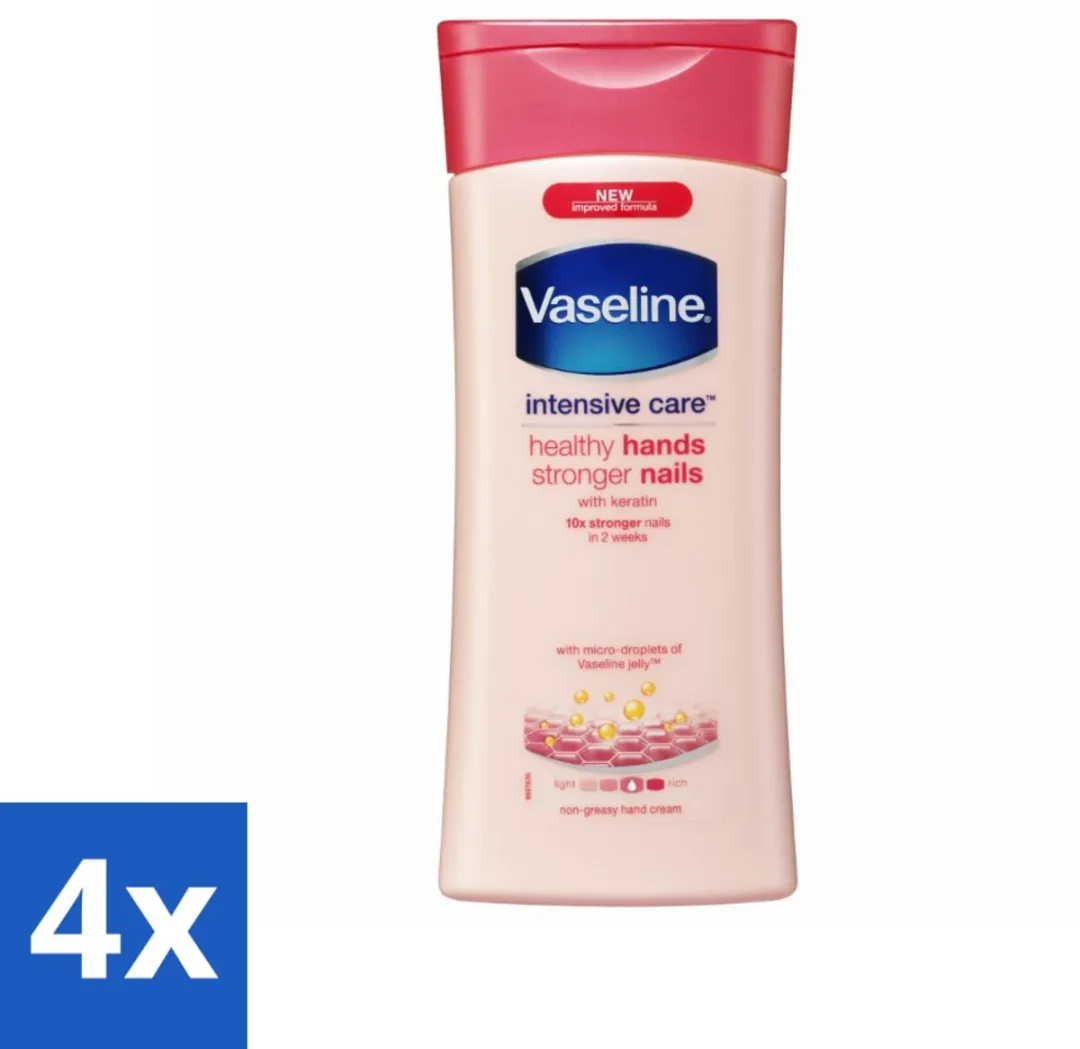 Vaseline Handcrème Healthy Hands & Stronger Nails 200ml
