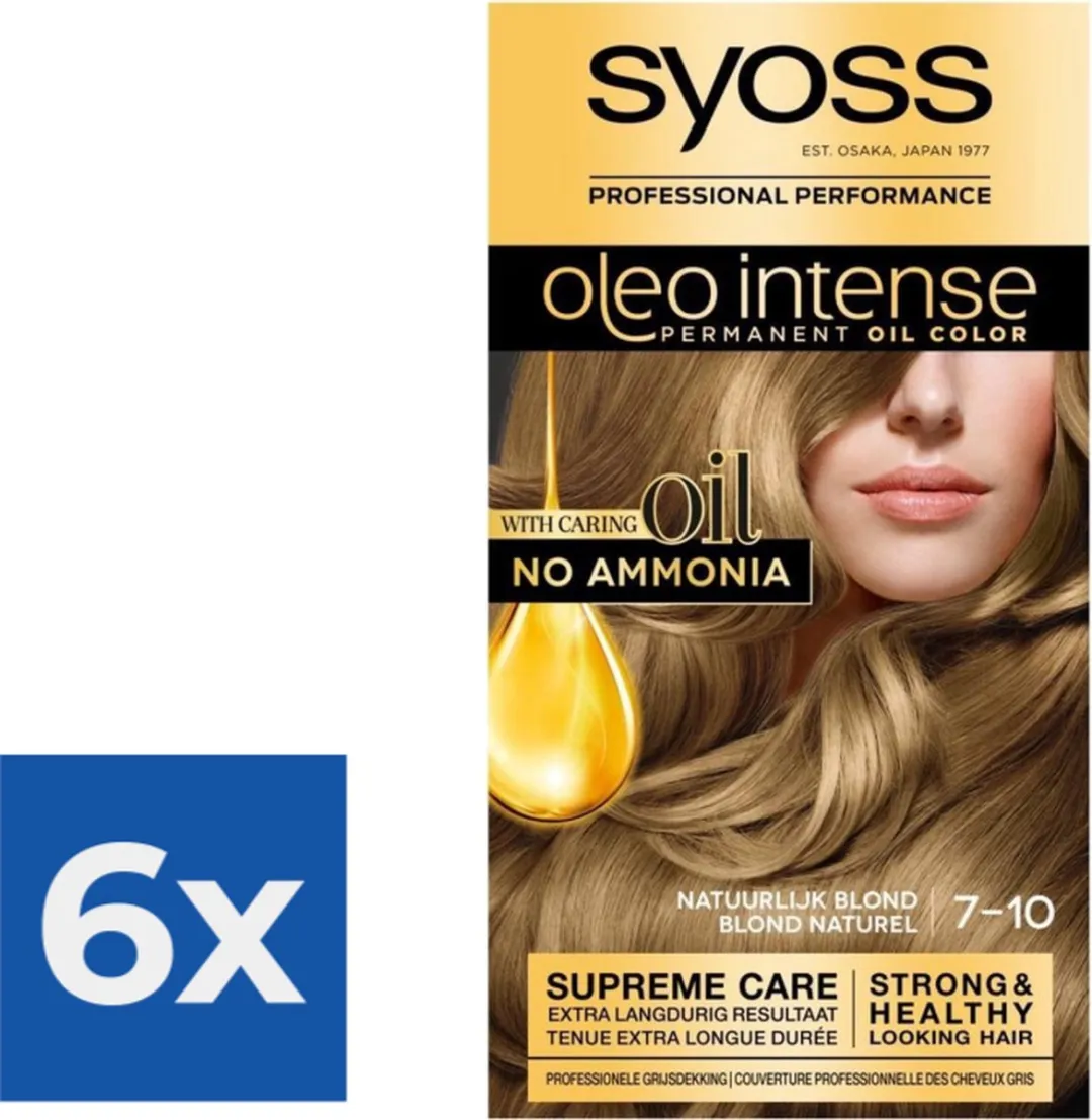 SYOSS Oleo Intense Haarverf 7-10 Natuurlijk Blond
