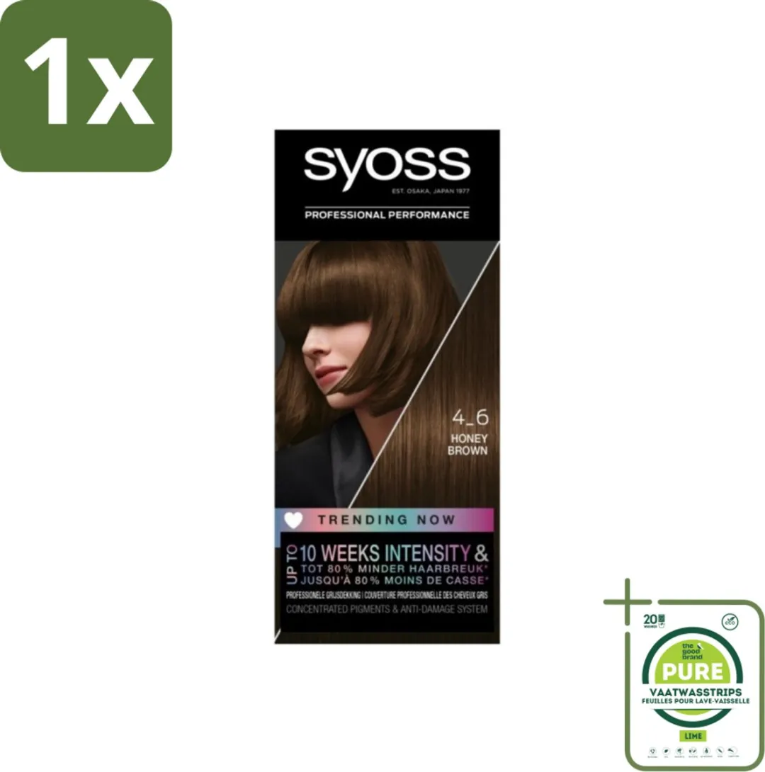 SYOSS Haarverf 4-6 Honey Brown 100ml