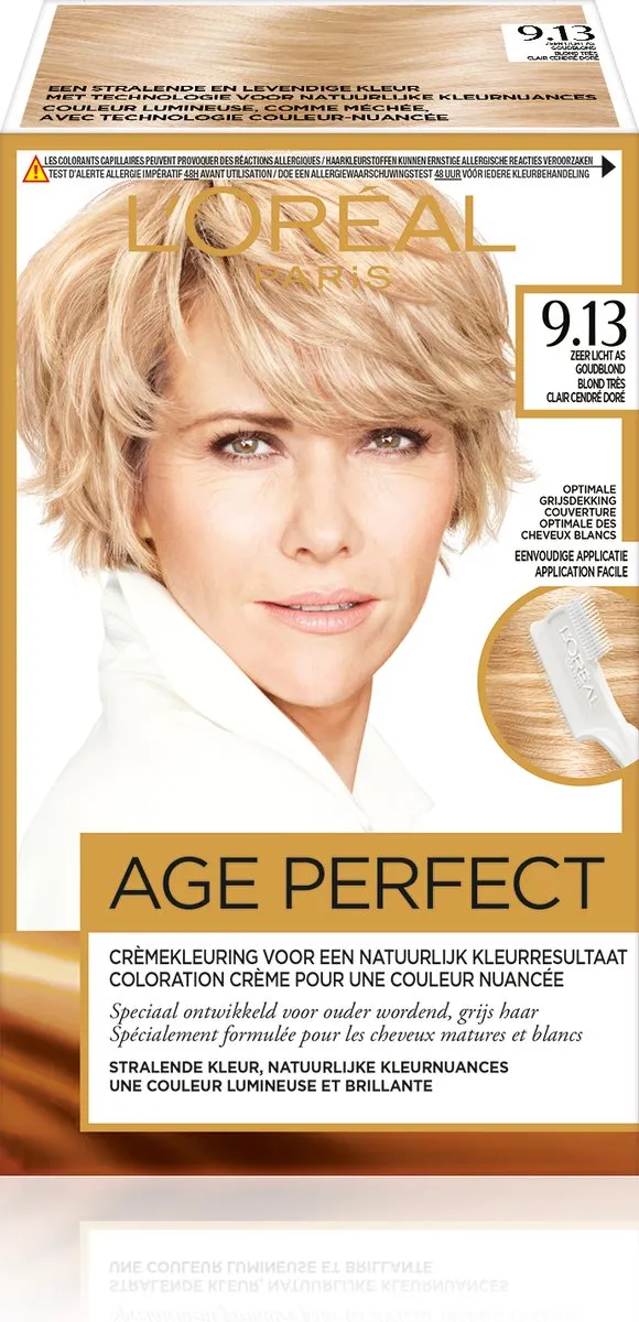 L'Oréal Paris Excellence Age Perfect 9.13 Haarverf - Zeer Licht As Goudblond