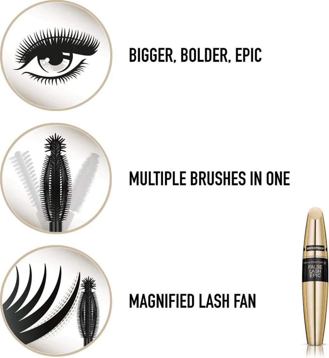 Max Factor False Lash Epic Volume Mascara 001 Black