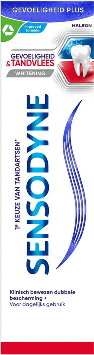 Sensodyne Gevoeligheid & Tandvlees Whitening Tandpasta 75ml - afbeelding 6 van 6