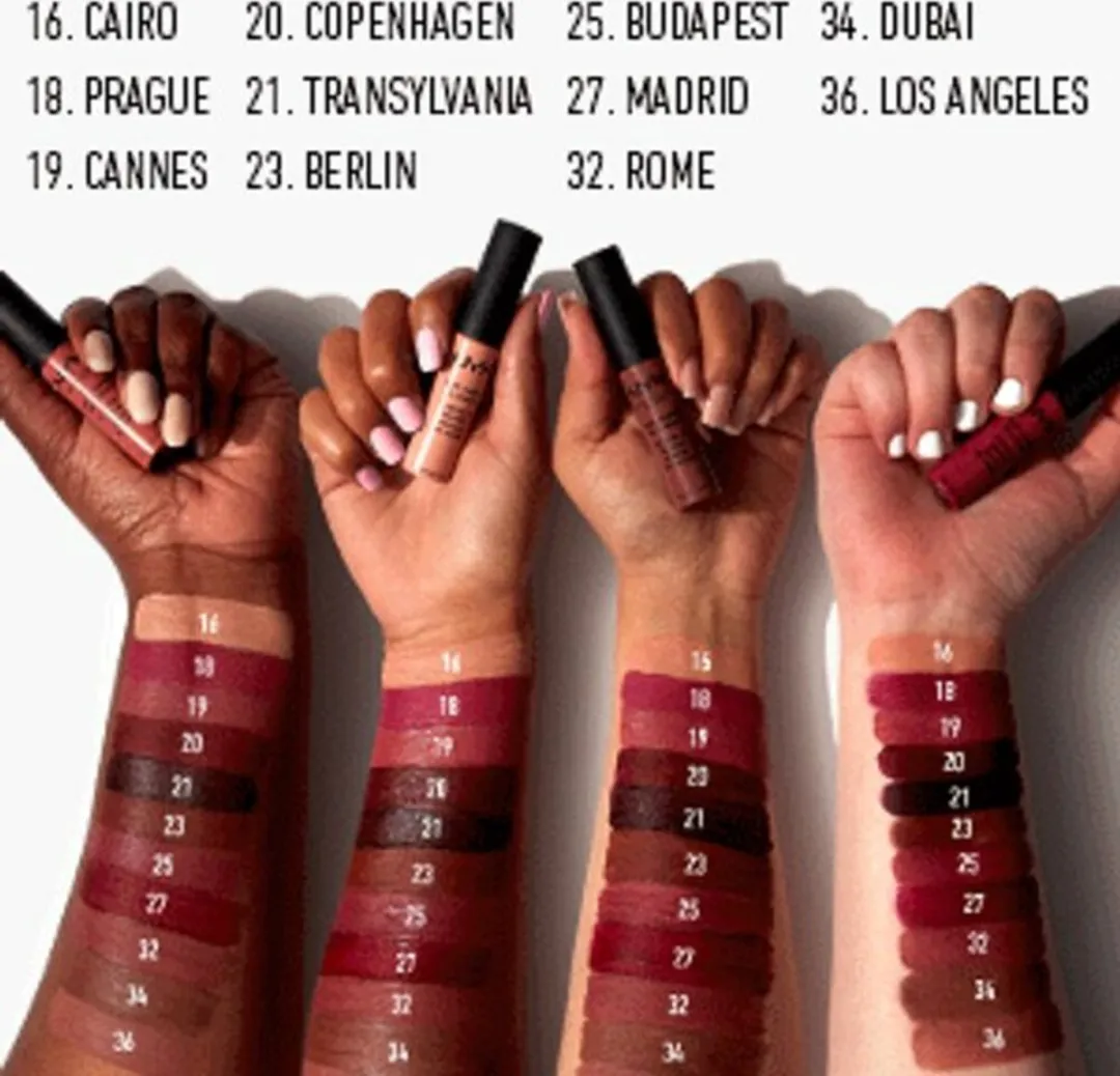 NYX Soft Matte Lip Cream Amsterdam - 8ml - Rood