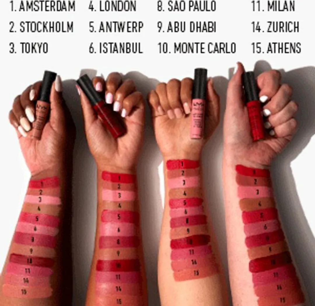NYX Soft Matte Lip Cream Amsterdam - 8ml - Rood
